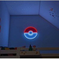 Pokemon Dekoratif Neon Led Tablo, Neon Duvar Tabela
